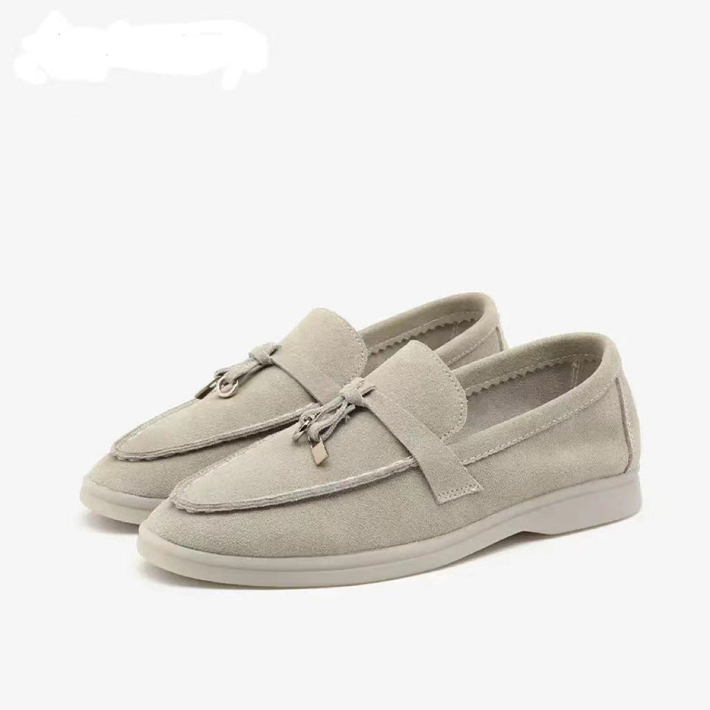 LUXÉA | Chaussures Plates en Daim Confortables