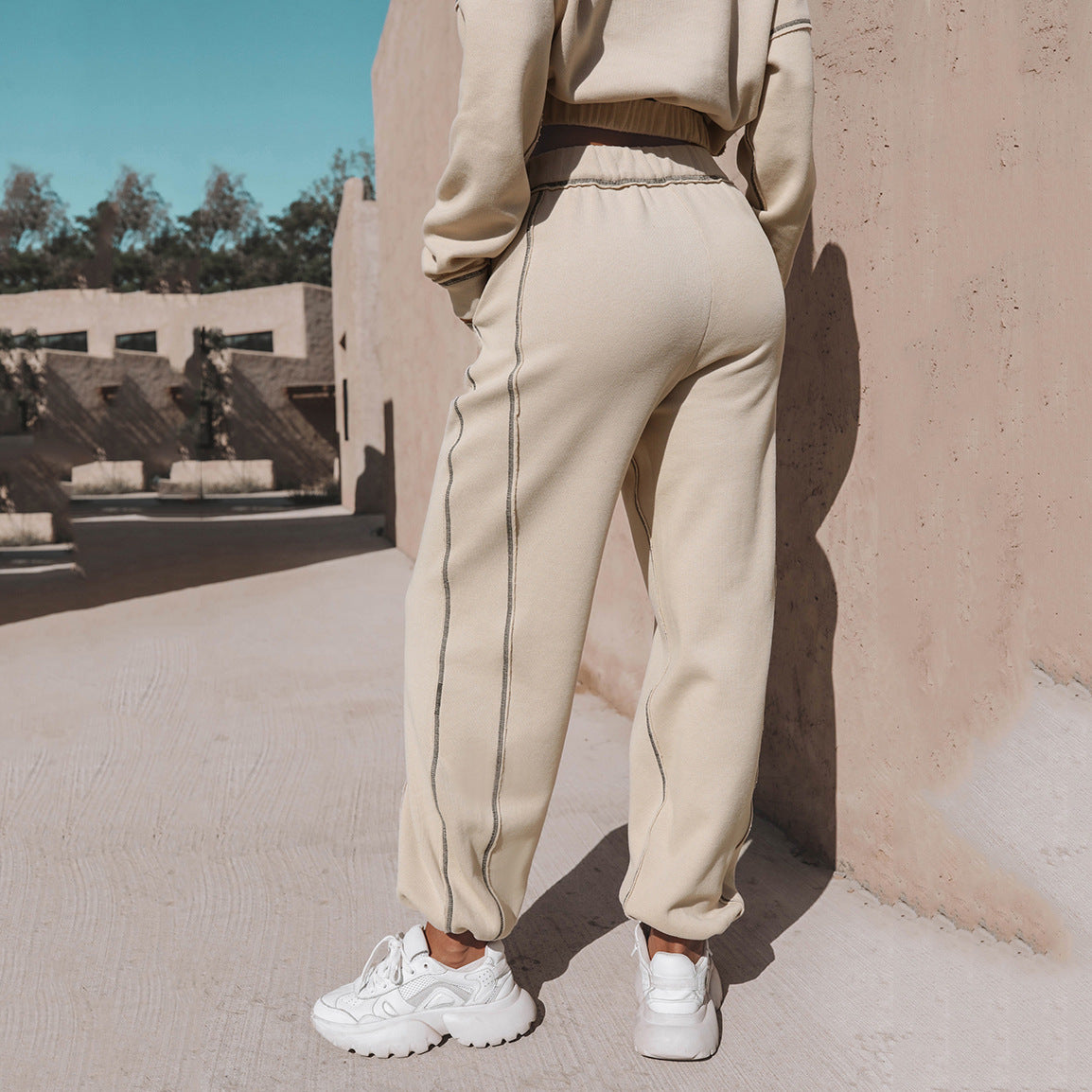 ZENÉA | Ensemble Col Montant et Pantalon Chic