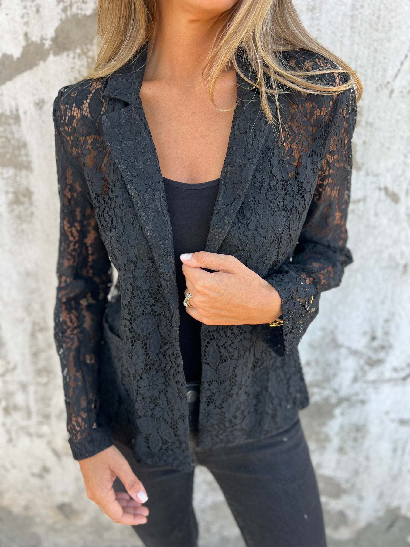 Élégancia | Ensemble Chemise Dentelle Femme