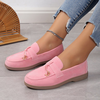 LUXÉA | Chaussures Plates en Daim Confortables