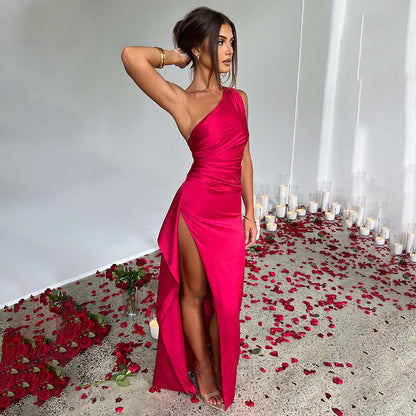 Robe Satinée Élégance | Selina™