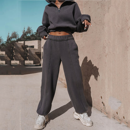 ZENÉA | Ensemble Col Montant et Pantalon Chic