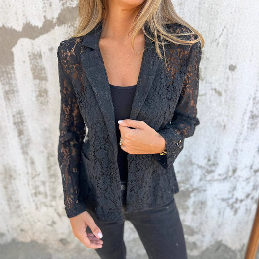 Élégancia | Ensemble Chemise Dentelle Femme