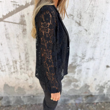 Élégancia | Ensemble Chemise Dentelle Femme