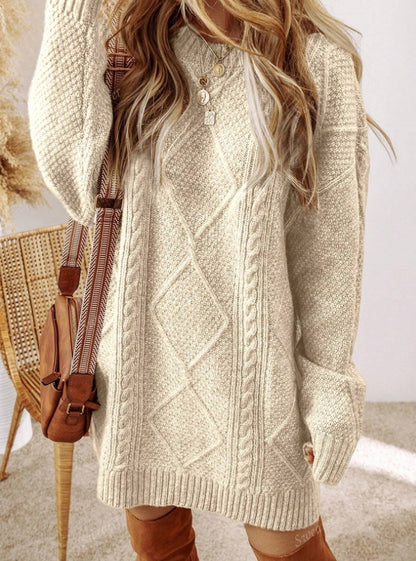 Celestia™ | Robe Pull Hiver Ample & Chic